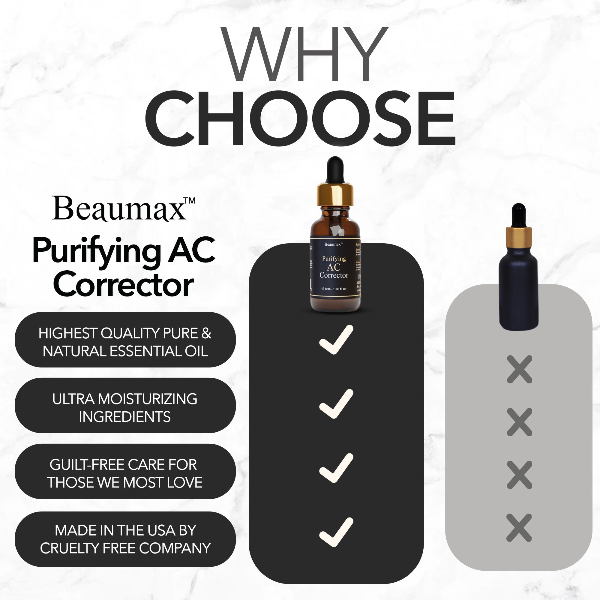 مصحح منقي للتيار المتردد (معزز منقي للعيوب) 30 مل/1 أوقية.