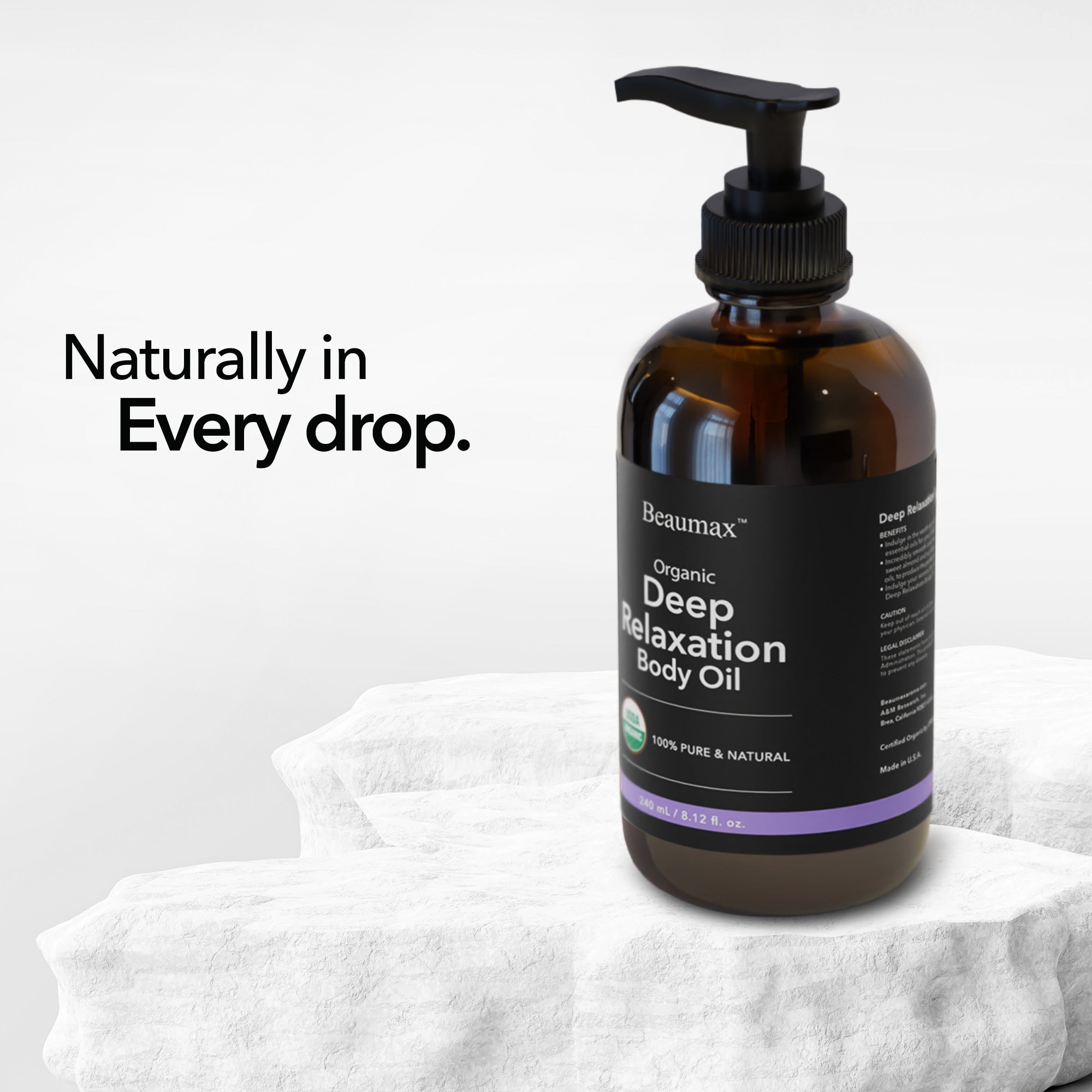 オーガニック ディープ リラクゼーション ボディ オイル 240ml / 8.12fl.oz.