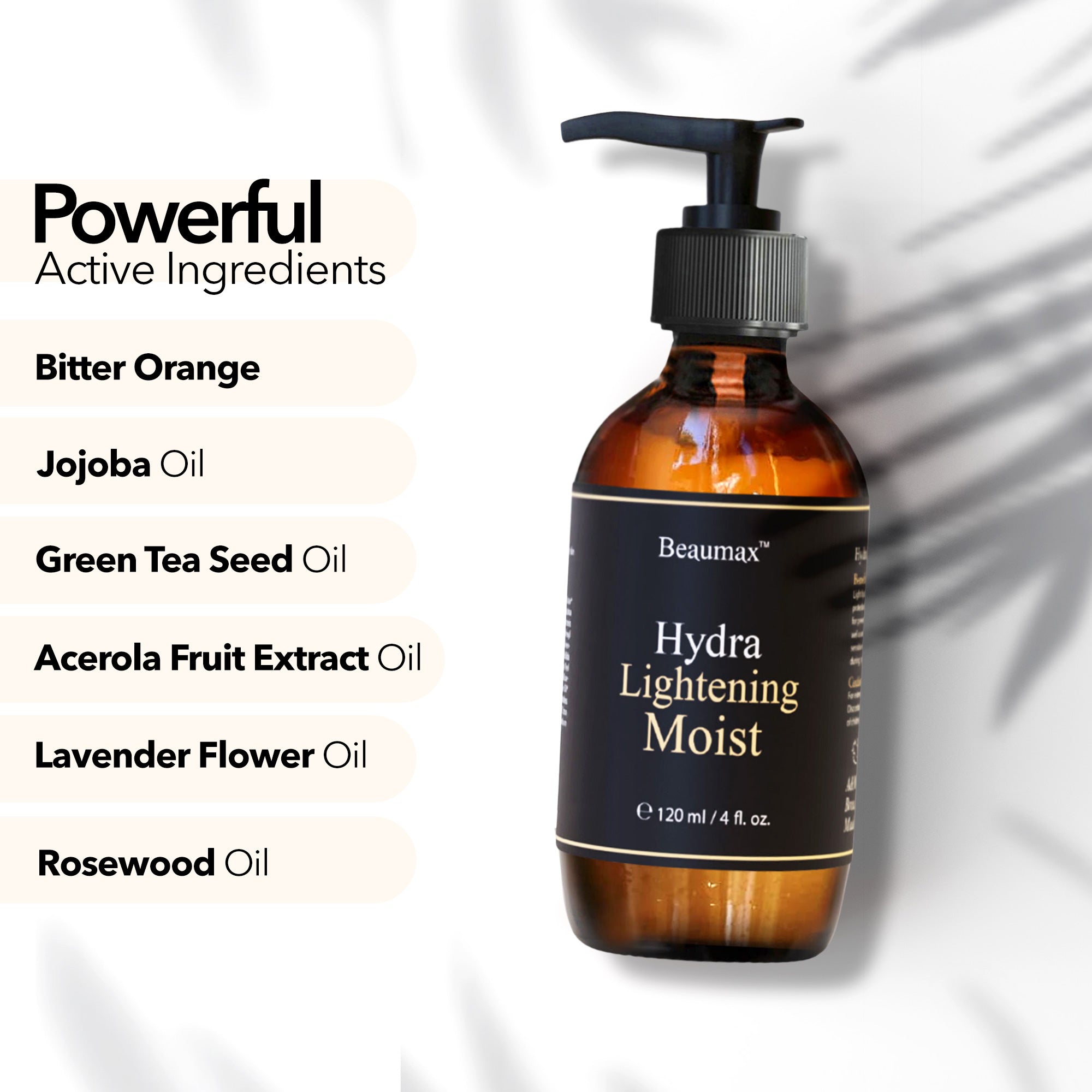 مرطب هيدرا للتفتيح 120 مل/4 أونصة سائلة.