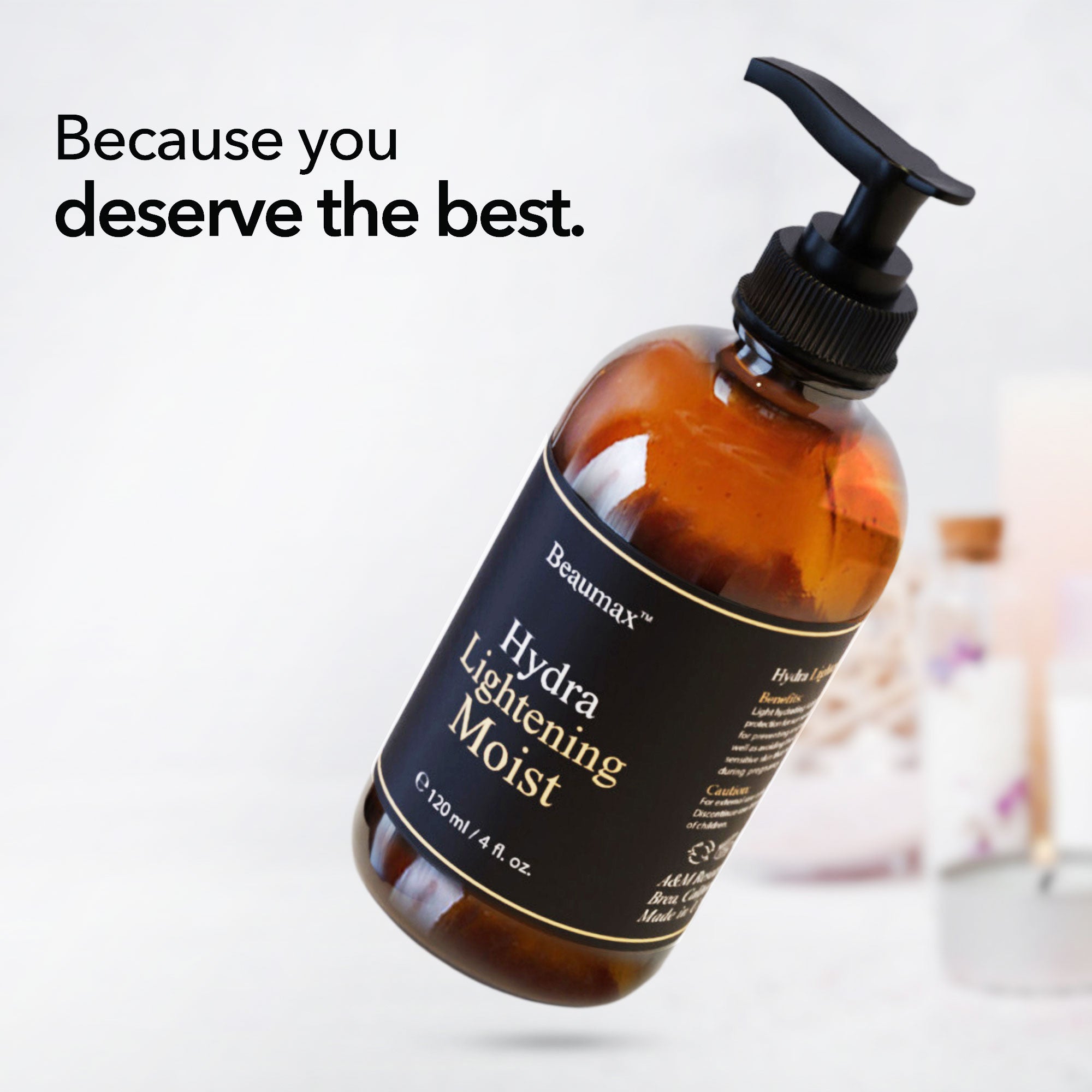 مرطب هيدرا للتفتيح 120 مل/4 أونصة سائلة.