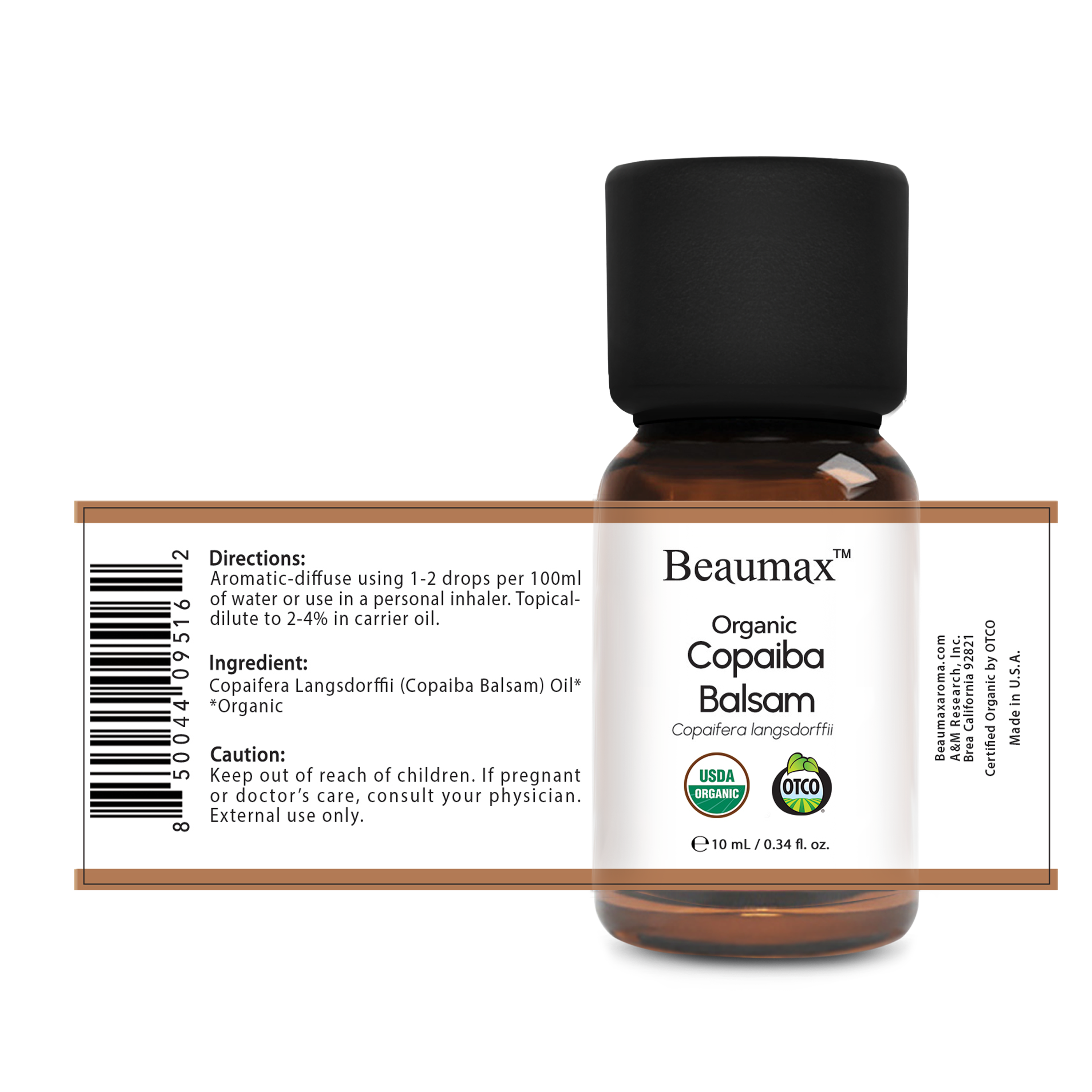 苦配巴香脂有機精油 (Copaifera Langsdorffii) 10ml