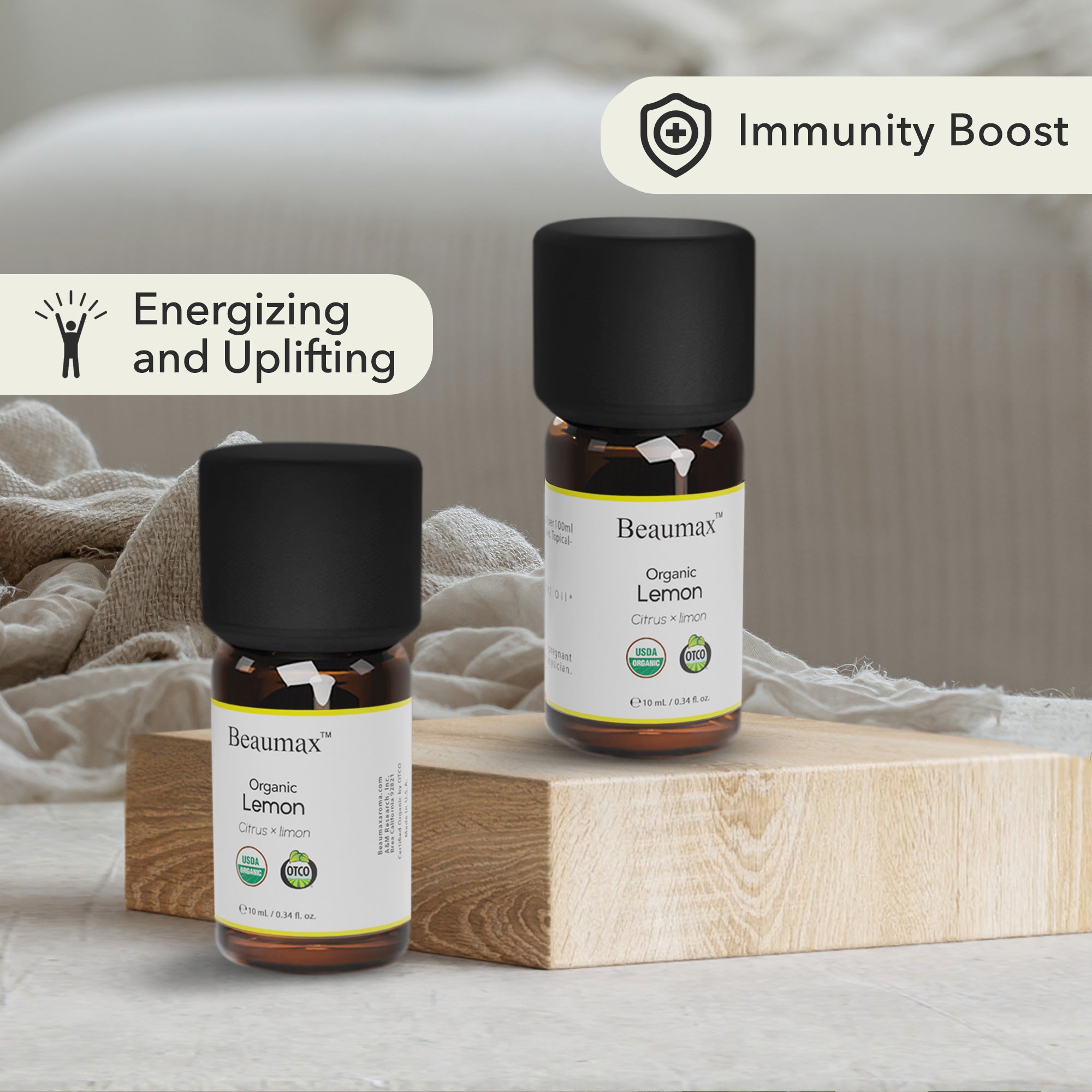 Lemon - Organic Essential Oil (Citrus x Limon)