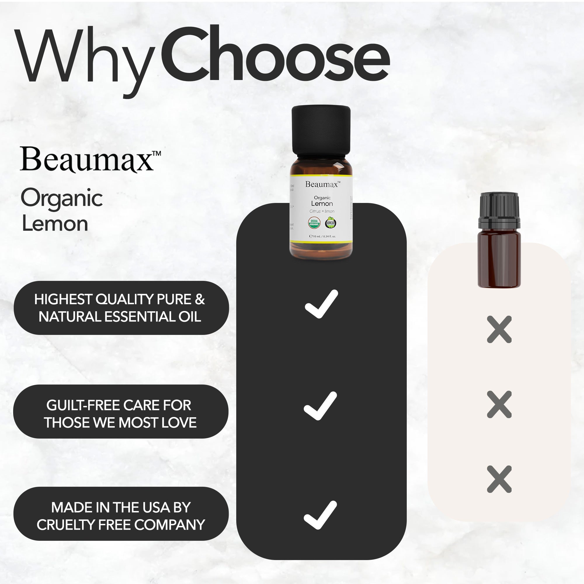 Lemon - Organic Essential Oil (Citrus x Limon)