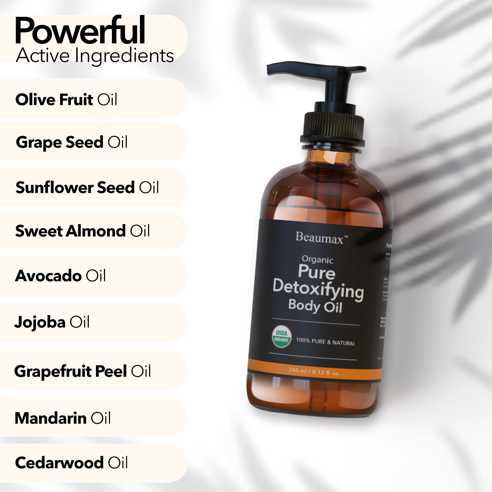 Organic Pure Detoxifying Body Oil