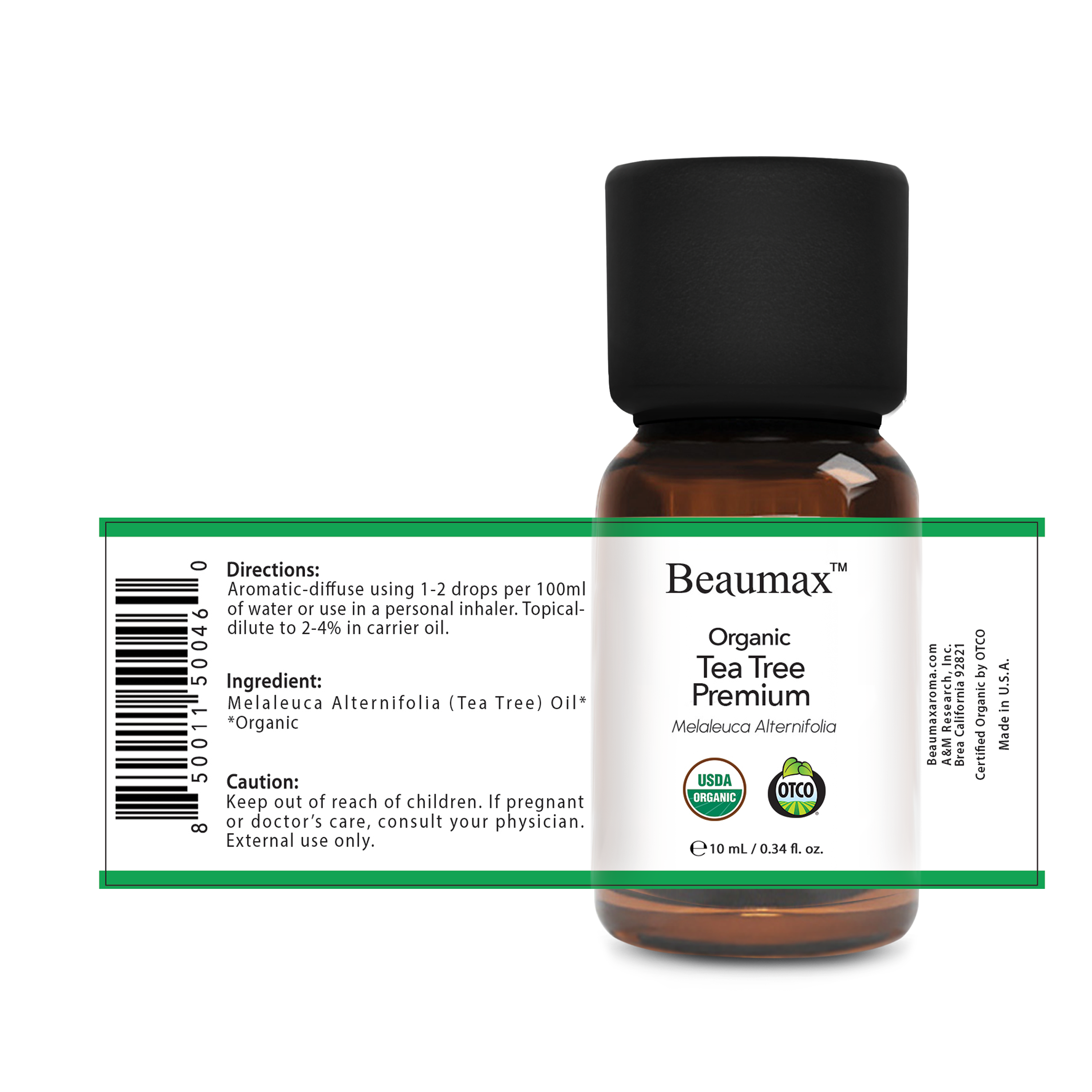 Tea Tree - Organic Essential Oil (Melaleuca Alternifolia)