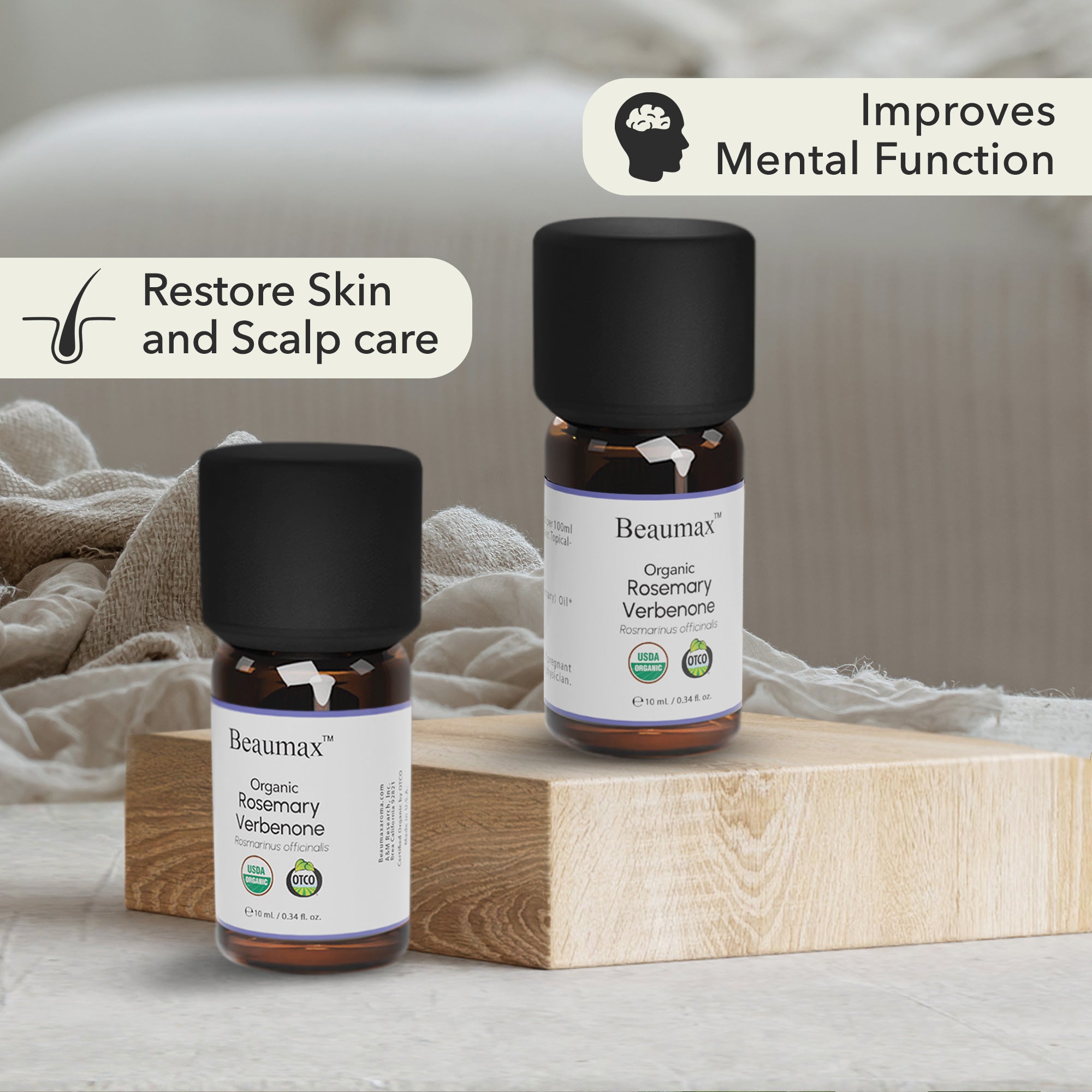 Rosemary Verbenone - Organic Essential Oil (Rosmarinus Officinalis)