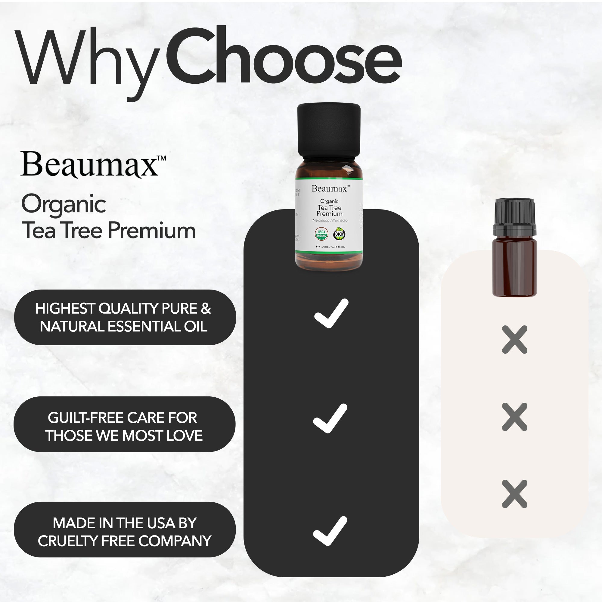 Tea Tree - Organic Essential Oil (Melaleuca Alternifolia)