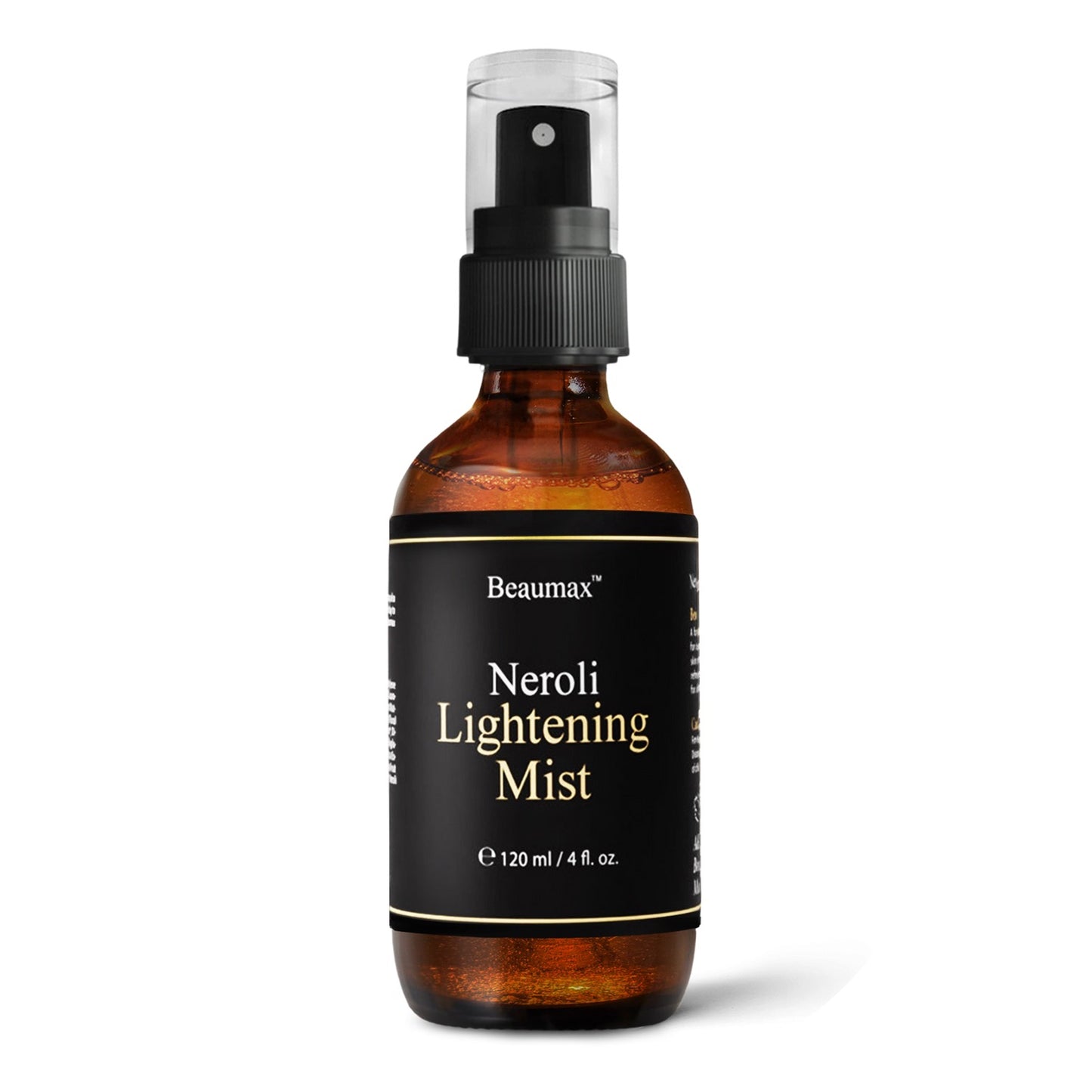 Neroli Lightening Mist Chai thủy tinh màu hổ phách 120ml / 4fl.oz