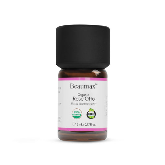 Rose Otto Organic Essential Oil (Rosa Damascena) 5ml