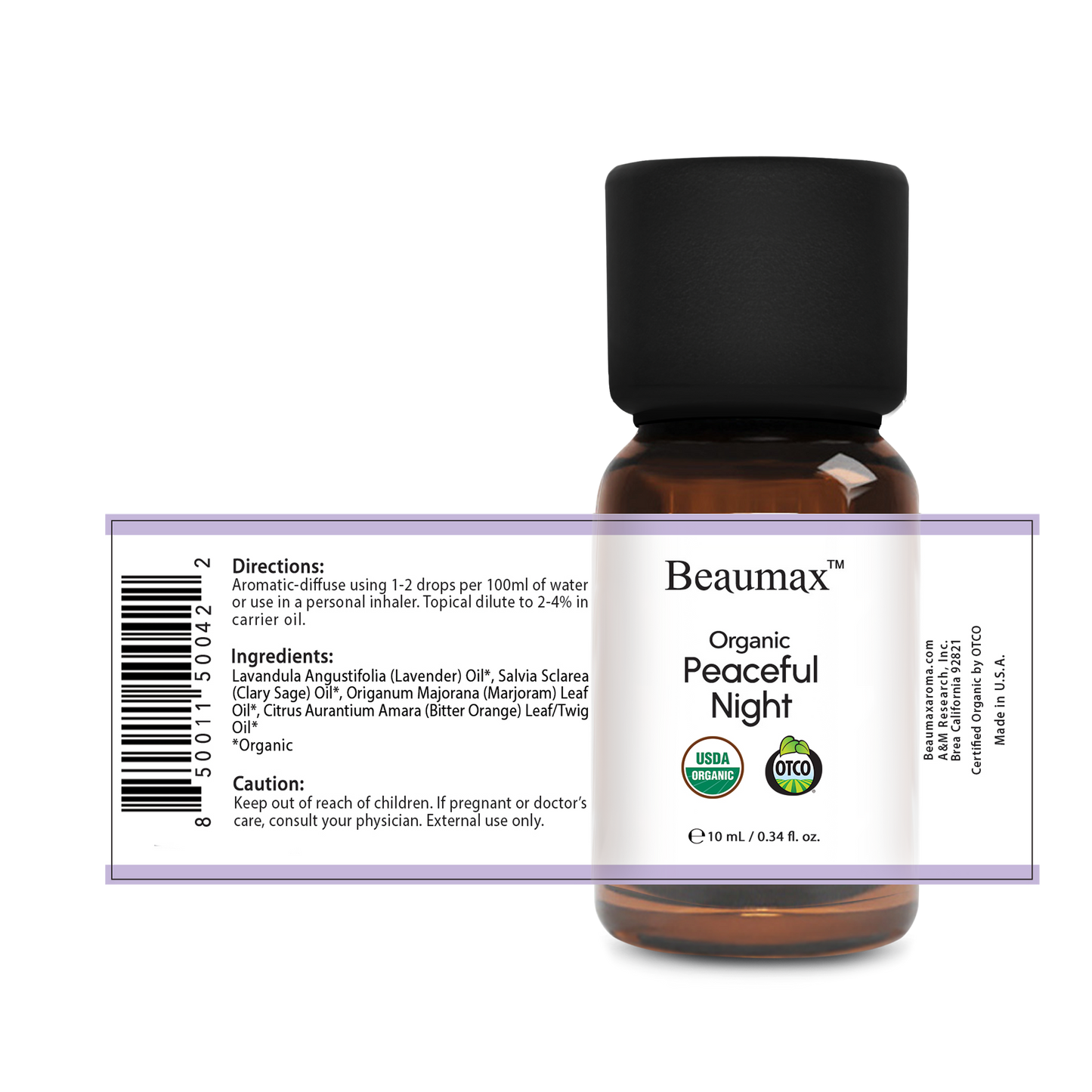 Peaceful Night Organic Synergy Oil 10ml
