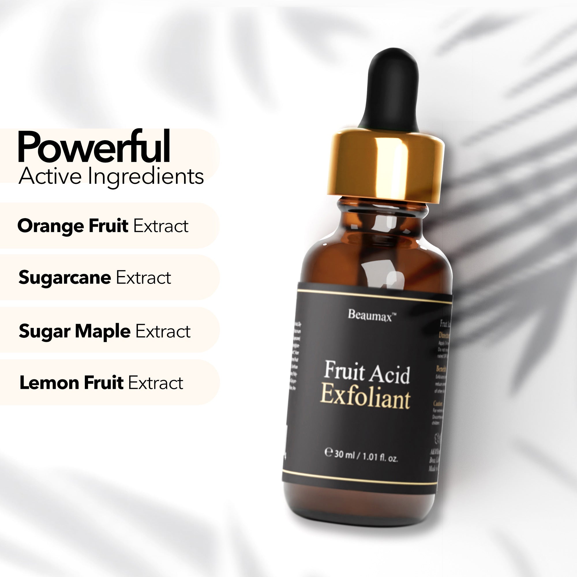 Esfoliante Ácido Natural de Frutas 30ml / 1.01fl.oz.