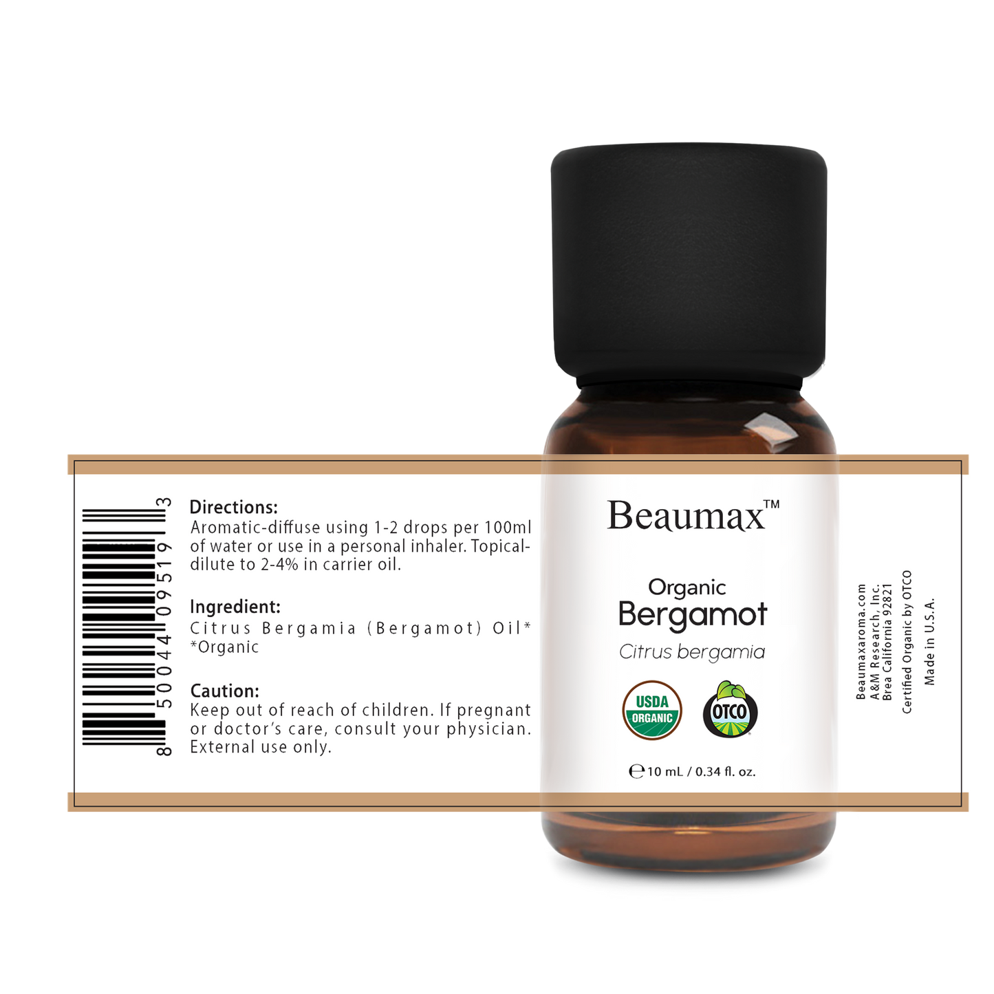 佛手柑有機精油（Citrus Bergamia）10ml