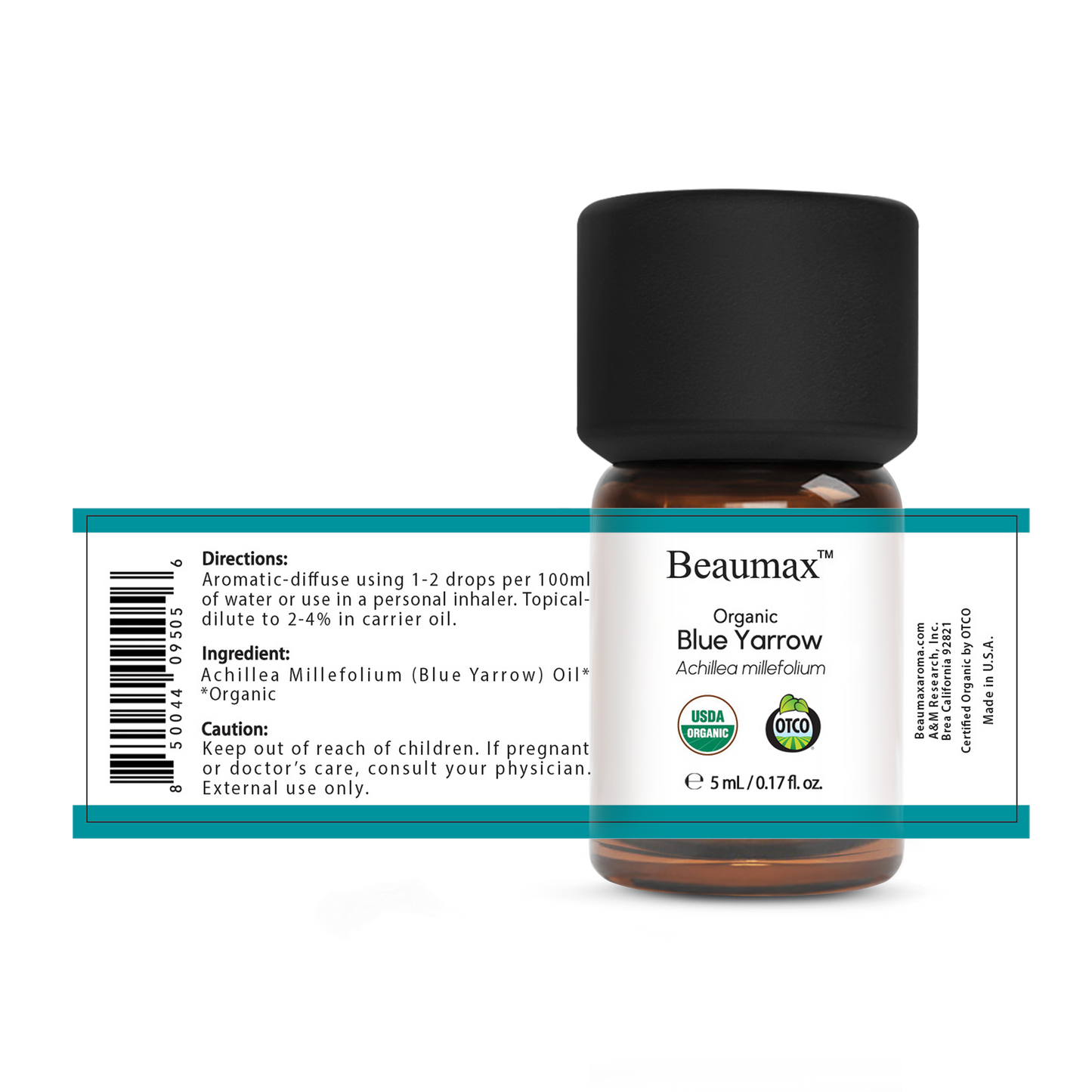 Aceite esencial orgánico de milenrama azul (Achillea millefolium) 5ml