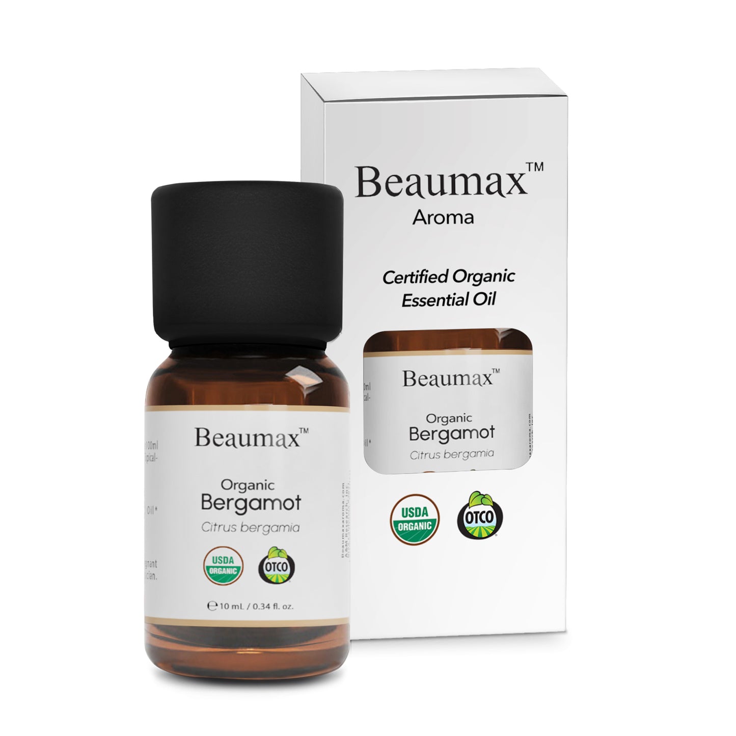 Bergamot Organic Essential Oil (Citrus Bergamia) 10ml