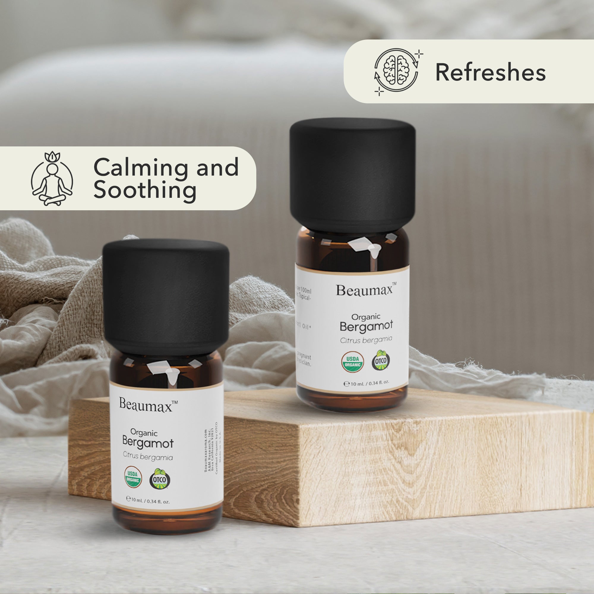 Bergamot - Organic Essential Oil (Citrus Bergamia)