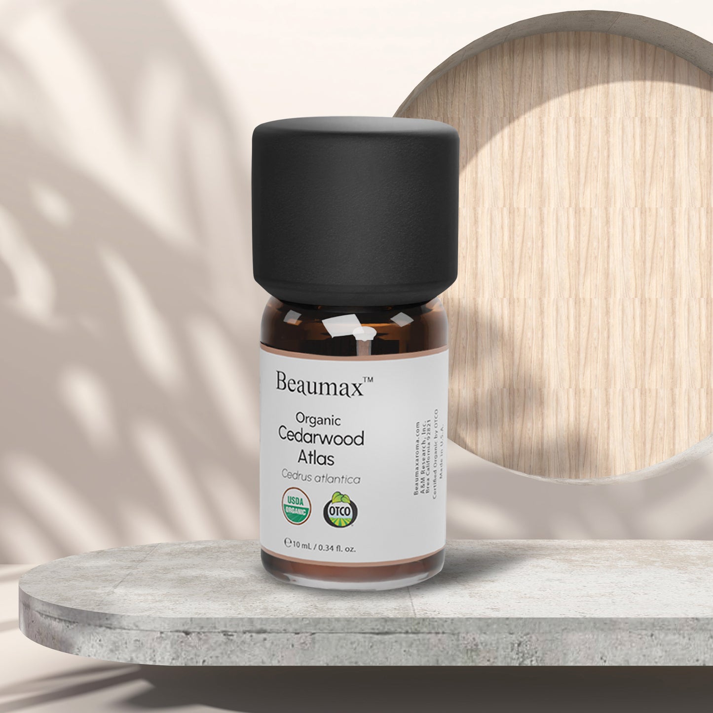 Óleo Essencial Orgânico Cedarwood Atlas (Madeira Cedrus Atlantica) 10ml