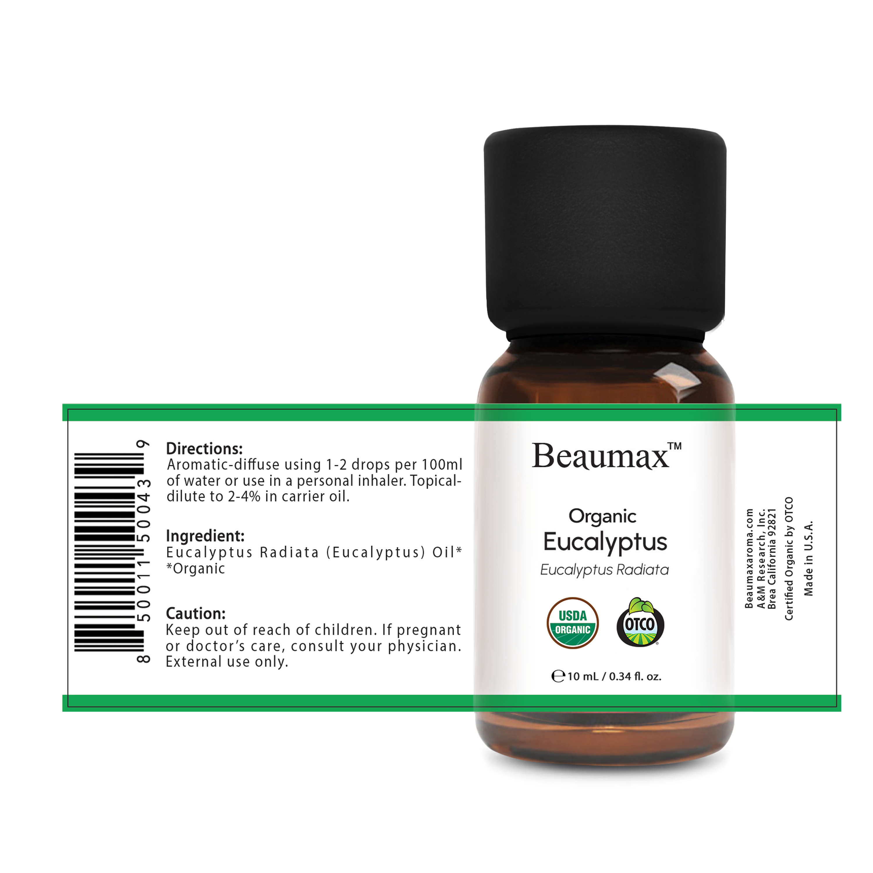 Eucalyptus - Organic Essential Oil (Eucalyptus Radiata)