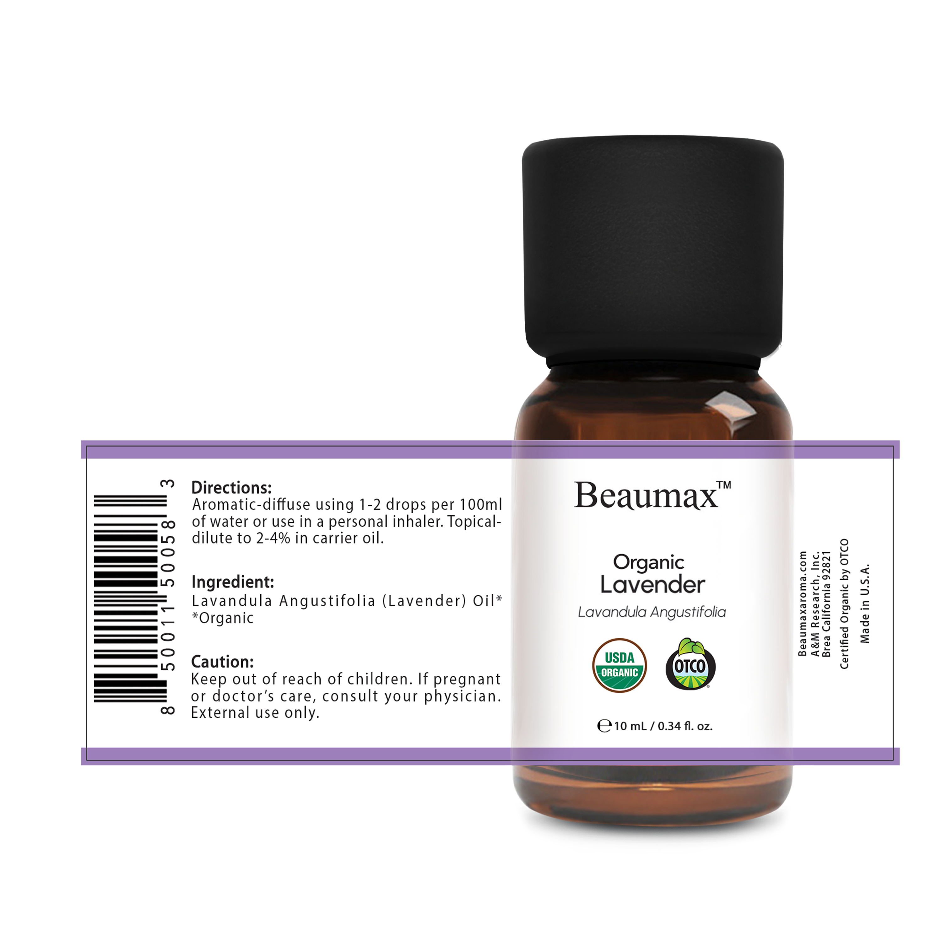 Lavender - Organic Essential Oil (Lavandula Angustifolia)