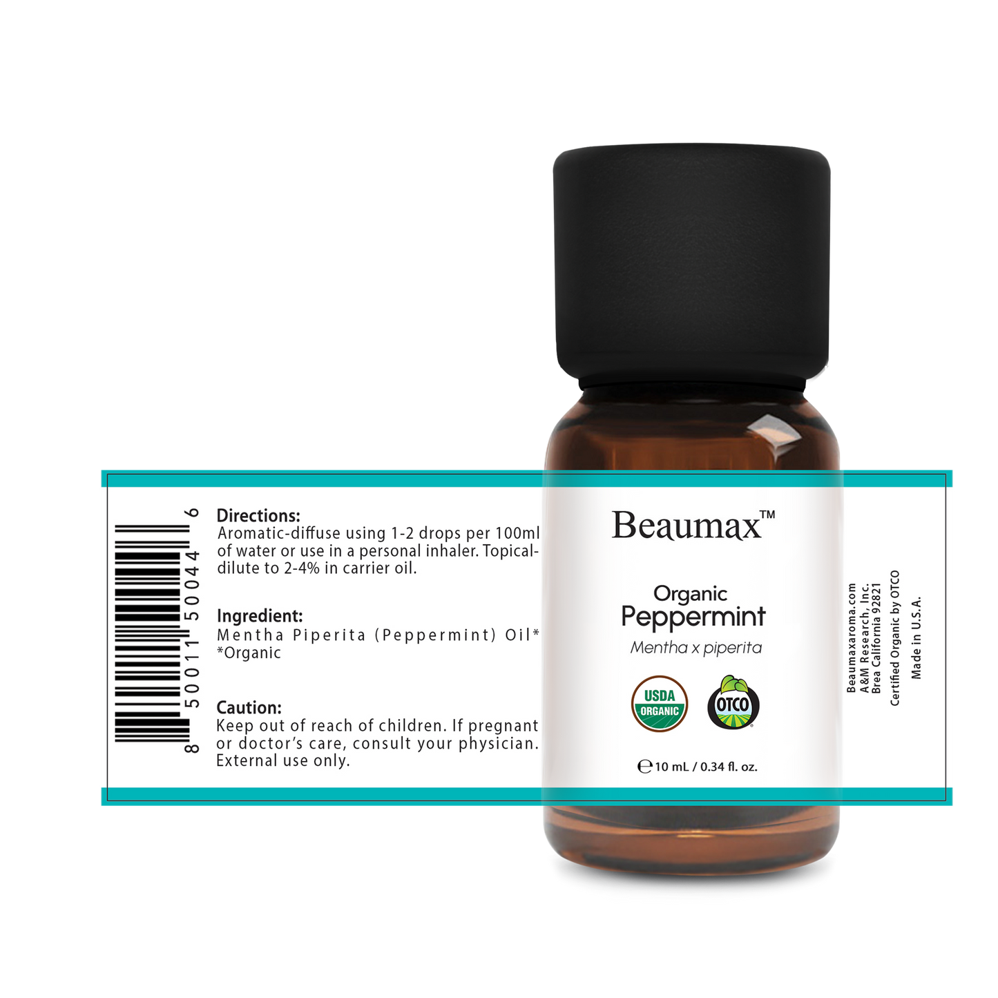 Aceite Esencial de Menta Orgánica (Mentha Piperita) 10ml