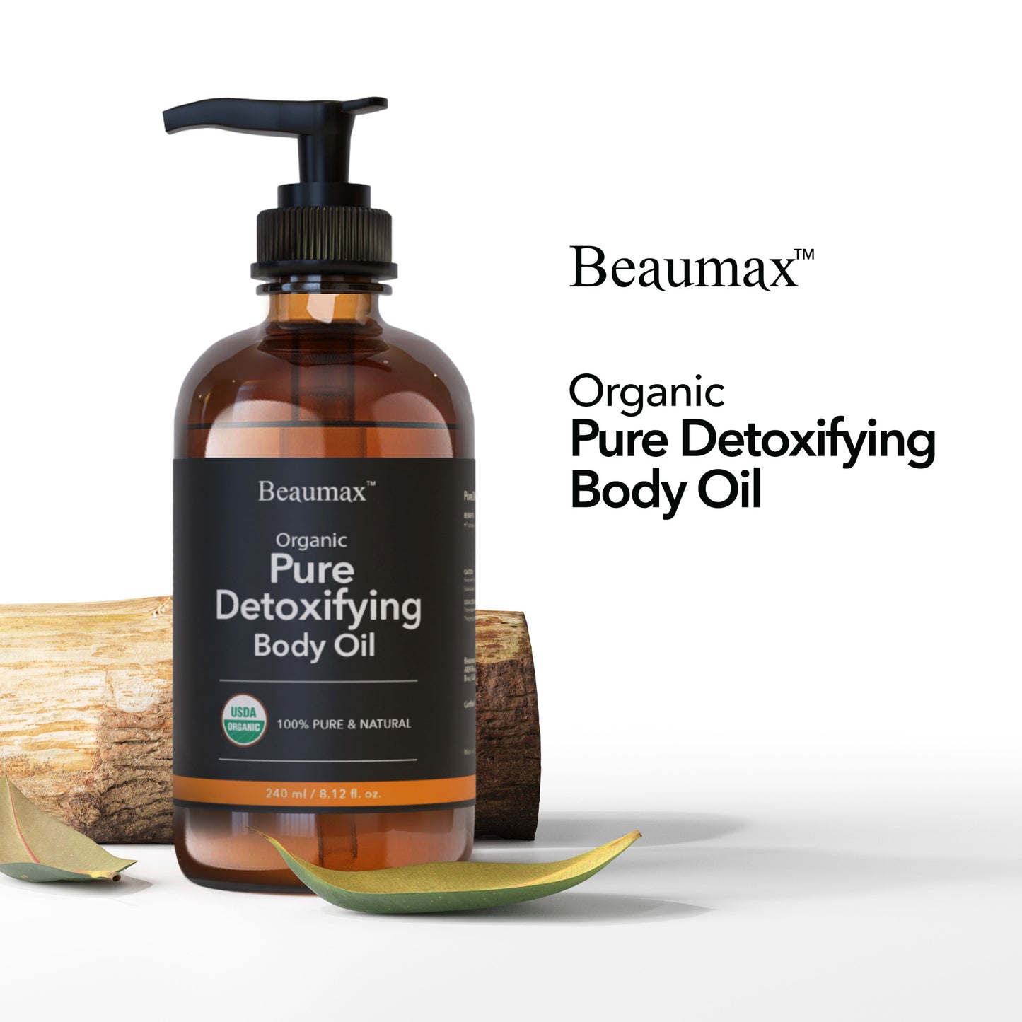 Organic Pure Detoxifying Body Oil 240ml / 8.12fl.oz.