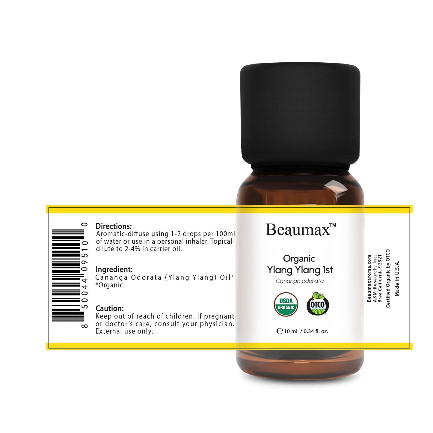 Aceite Esencial Orgánico de Ylang Ylang (Cananga Odorata) 10ml