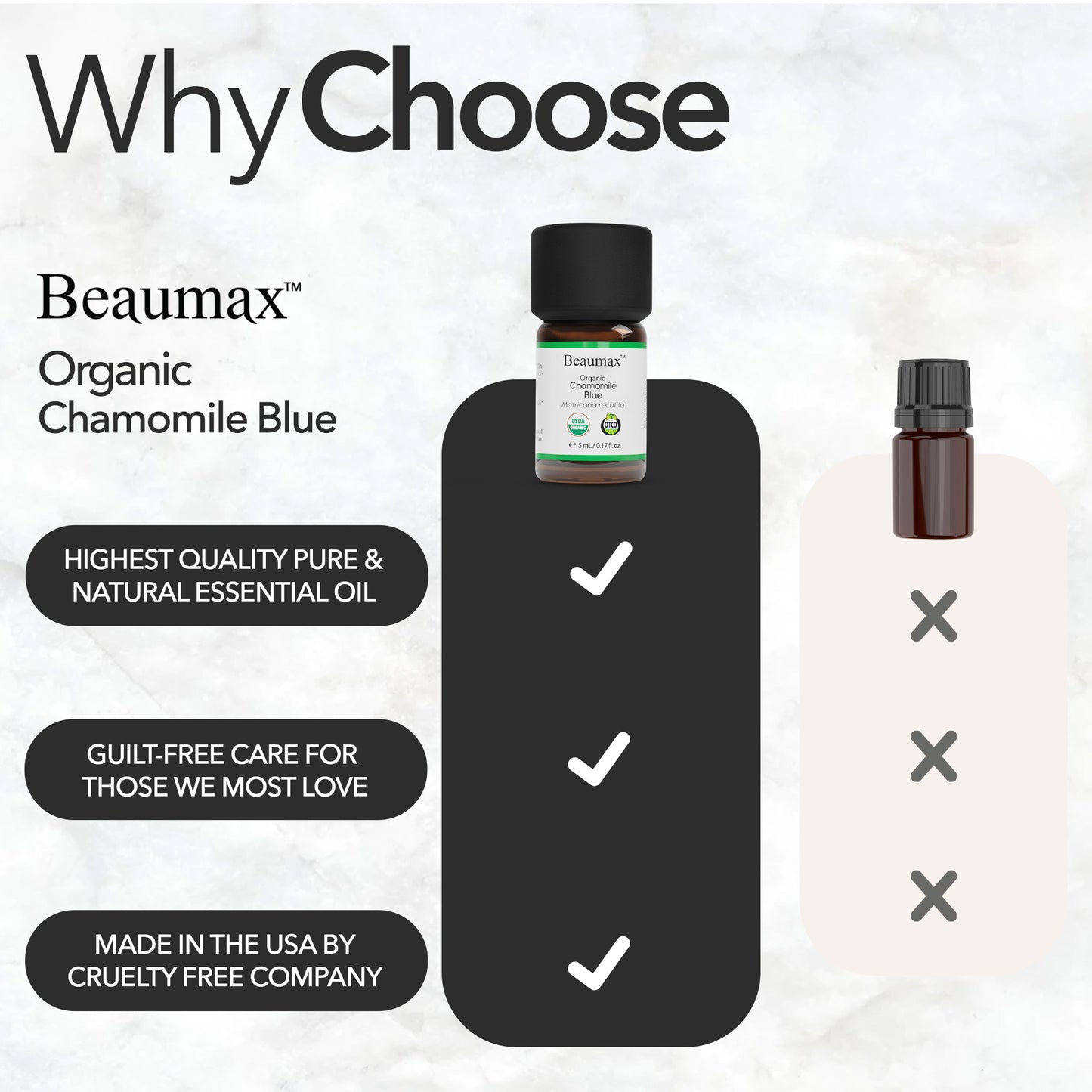 Chamomile Blue Organic Essential Oil (Matricaria Recutita) 5ml